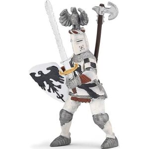 Figurka Papo Rycerz biały z orlim czubem