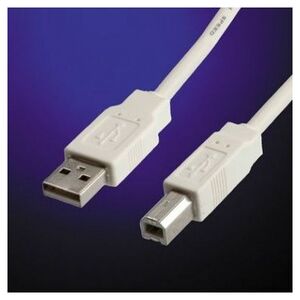 Kabel USB Value USB-A - USB-B 3 m Biały (11.99.8831)