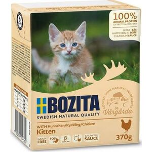 Bozita Chunks in sauce with Chicken for Kitten 370g