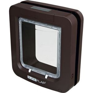 Trixie TRIXIE Drzwi dla kota z systemem Identyfikujacym SureFlap 4-Way Brązowe