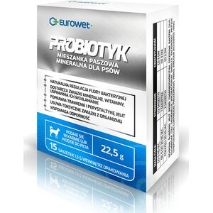 EUROWET Eurowet Probiotyk w saszetkach dla psów 15 x 1,5g