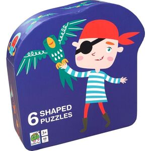 Barbo Toys Puzzle dla dzieci w ozdobnym pudełku Pirat