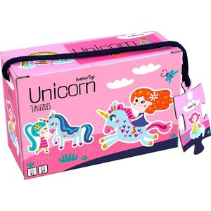 Barbo Toys Moje pierwsze puzzle, 3 układanki, 6, 9, 12 el.