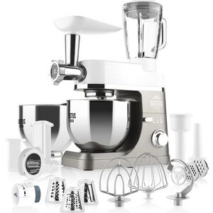 Robot planetarny Eta ROBOT PLANETARNY GUSTUS MAXIMUS IV 1200W (2 x MISA 5,5L. 3 MIESZADŁA, BLENDER, MASZYNKA, SZATKOWNICA)