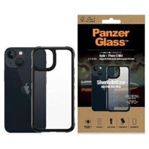 PanzerGlass PanzerGlass ClearCase iPhone 13 Mini 5.4" black Antibacterial Military grade SilverBullet 0318