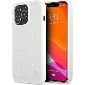 Mercedes Mercedes MEHCP13XESPWH iPhone 13 Pro Max 6,7" biały/white hardcase Silver Stars Pattern