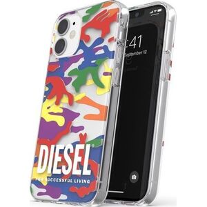 Diesel DIESEL CLEAR CASE PRIDE CAMO AOP IPHONE 12 MINI WIELOBARWNY standard