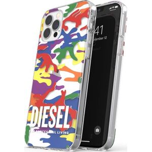 Diesel DIESEL CLEAR CASE PRIDE CAMO AOP IPHONE XR WIELOBARWNY standard