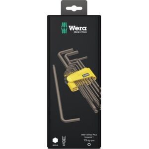 Wera Wera 950/13 Hex-Plus Imperial 1 angle wrench set BlackLaser