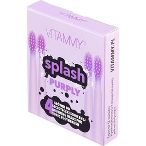 Końcówka Vitammy do szczoteczki sonicznej Splash Purply 4szt.