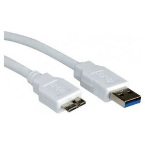 Kabel USB Value USB-A - microUSB 0.8 m Biały (11.99.8873)