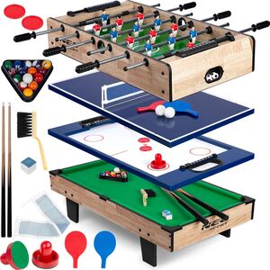 Neo-Sport Stół do gry multi, drewniany 4w1 80x43x30 cm (NS-800)