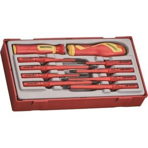 Teng Tools Zestaw 10-elementowy wkrętaków 1000V TTV710N Teng Tools