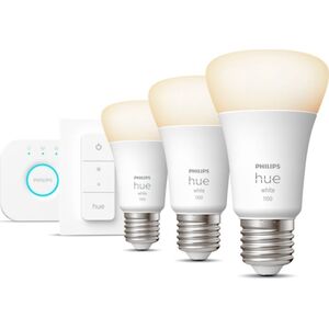 Philips Hue Zestaw startowy mostek + 3 x żarówka E27 9.5W W BT + przełącznik
