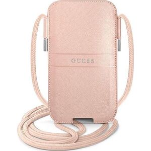 Guess Guess Torebka GUPHLPSASBPI 6,7" różowy/pink Saffiano Strap