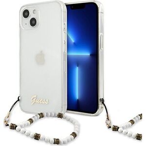 Guess Guess GUHCP13MKPSWH iPhone 13 6,1" Transparent hardcase White Pearl
