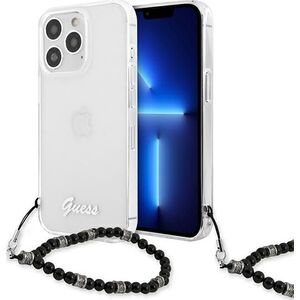 Guess Guess GUHCP13XKPSBK iPhone 13 Pro Max 6,7" Transparent hardcase Black Pearl
