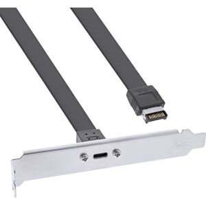 InLine InLine Slotblende USB Typ-C zu USB 3.1 Frontpanel Key-A intern, 0,3 m