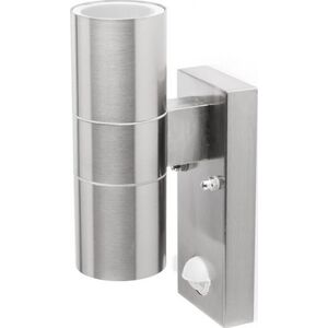 Kinkiet lampa ścienna 5000.257L 110 x 65 x 230 mm stal nierdzewna srebrna