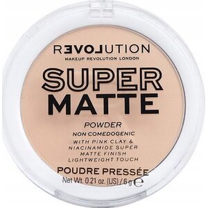 Makeup Revolution Makeup Revolution Super Matte Pressed Powder Puder matujący - Vanilla 6g
