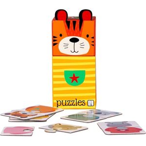 Barbo Toys Puzzle dla dzieci 6 układanek po 2el Zwierzątka