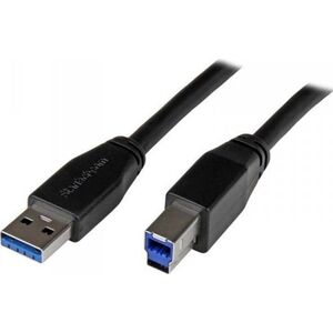 Kabel USB StarTech USB-A - USB-B 10 m Czarny (S55057663)