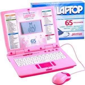 LAPTOP EDUKACYJNY 65 PROGRAMÓW POLSKI ANGIELSKI