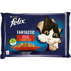 Nestle FELIX sasz.4x85g FANTASTIC KRÓLIK, JAGNIĘCINA w galaretce /12