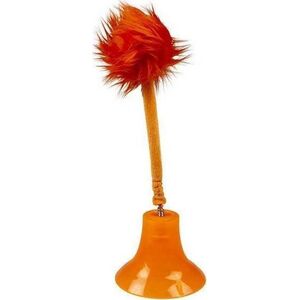 Duvo+ DUVO+ ZAB. KOT POMPON NA PRZYSSAWCE ORANGE 31,5x10,3x10,3cm 12429
