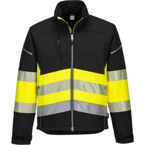 Portwest KURTKA OSTRZEGAWCZA SOFTSHELL PW375BKY ROZMIAR S