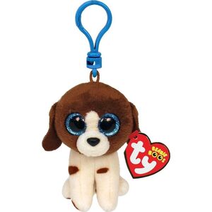 Breloczek TY Beanie Boos Muddles - Brązowo-biały pies 8,5cm