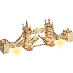 Robotime Robotime Drewniany Model Puzzle 3D Tower Bridge