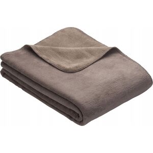 Ibena Ibena Uni Doubleface blanket Dublin espresso/brown 150x200cm
