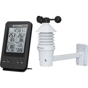 Stacja pogodowa Bresser stacja meteorologiczna Pro 3-in-115,5 cm czarna 2-częściowa