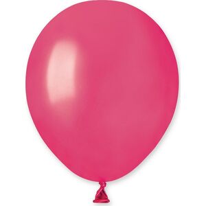 Gemar Balony metaliczne Ciemnoróżowe, AM50, 13 cm, 100 szt.