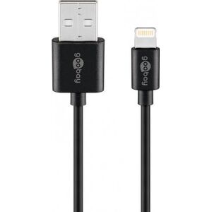 Kabel USB Goobay Thunderbolt - Lightning 2 m Czarny (72906)