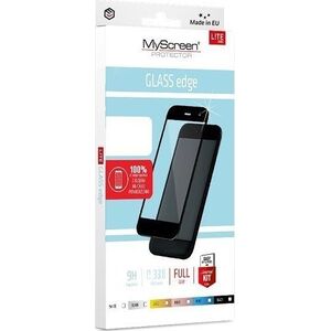 MyScreen Protector Huawei P30 - Szkło hartowane na lekko zaokrąglone ekrany DIAMOND GLASS LITE edge FULL GLUE