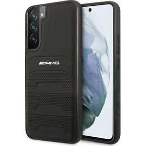 Mercedes Etui Mercedes AMG AMHCS22MGSEBK Samsung Galaxy S22+ Plus czarny/black hardcase Leather Debossed Lines