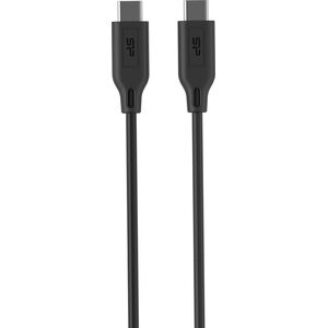 Kabel USB Silicon Power USB-A - USB-C 1 m Czarny (SP1M0ASYLK15CC1K)