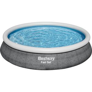 Bestway Bestway 57313 Basen rozporowy Fast Set z pompą filtracyjną Szary 4.57m x 84cm