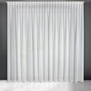 Eurofirany FIRANA GOTOWA BELISSA NA TAŚMIE 400X300 CM BIAŁY