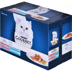 Purina GOURMET PERLE DUO Duet Rybny 12x85g