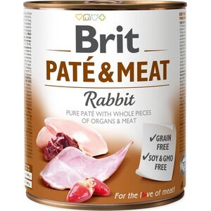 Brit Karma BRIT PATÉ & MEAT z królikiem dla psa 800g