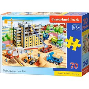 Castorland Puzzle 70 Big Construction Site CASTOR