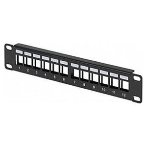 Delta Patch panel 12x slot keystone (PP10-12/K)