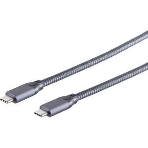 Kabel USB Sandberg USB-C - USB-C 2 m Szary (13-47030)