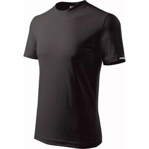Dedra Koszulka męska T-shirt L, czarna, 100% bawełna