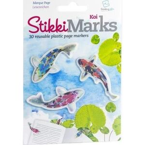 Thinking Gifts StikkiMarks Koi Fish Zakładki Ryby Koi znaczniki
