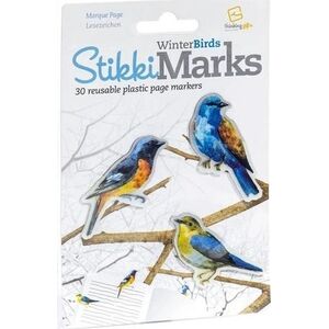 Thinking Gifts StikkiMarks Winter Birds Zakładki Ptaszki