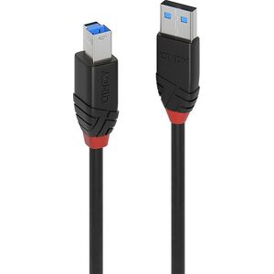 Kabel USB Lindy USB-A - USB-B 10 m Czarny (43227)